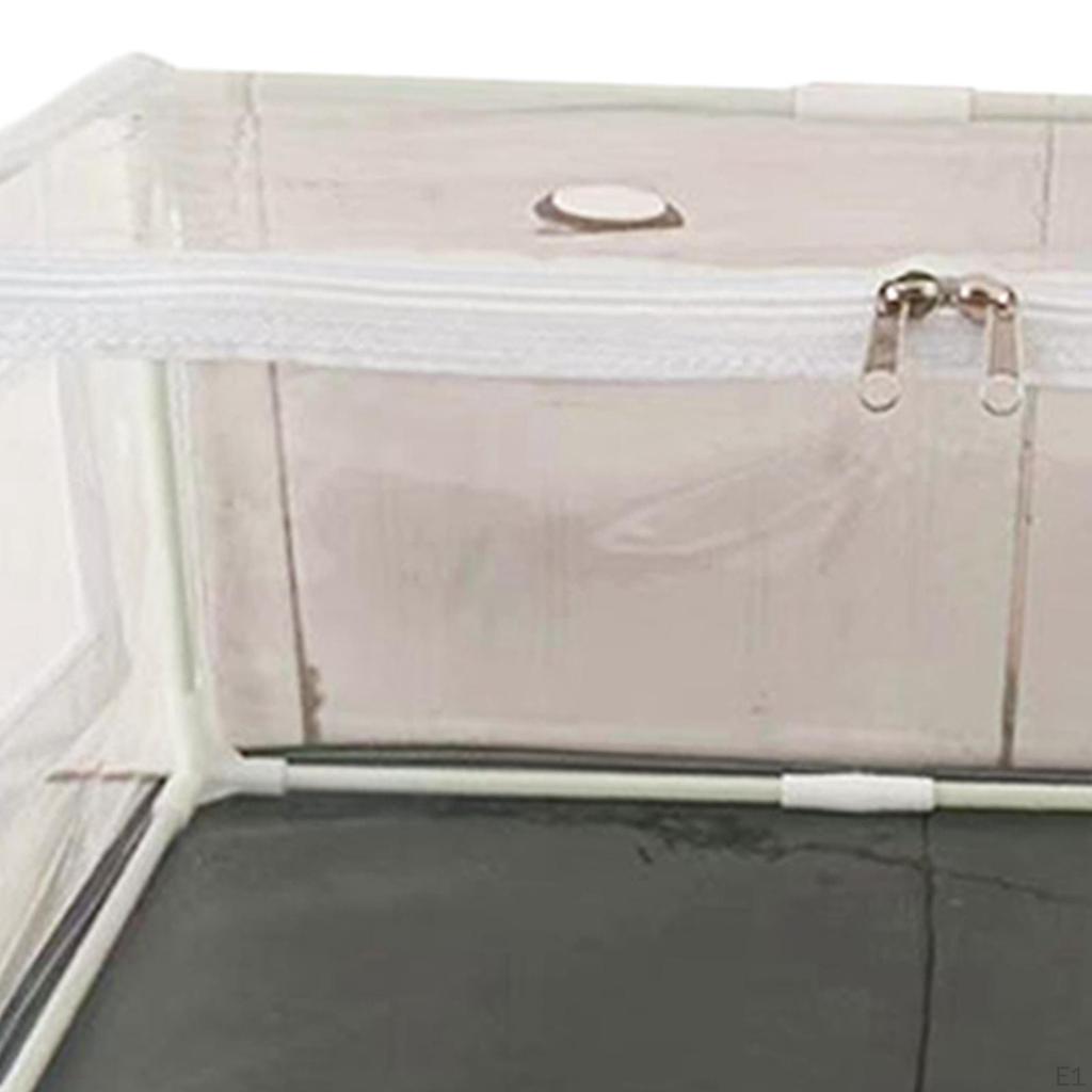 Mushroom Growing Tent Bag Box 50x25x25cm Indoor Transparent Cover Mini Greenhouse for