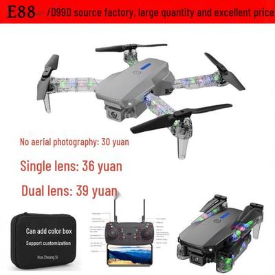 E99D Drop-Resistant Folding Drone Quadcopter with HD Aerial Photography and E88D Light Remote Control for Kids.