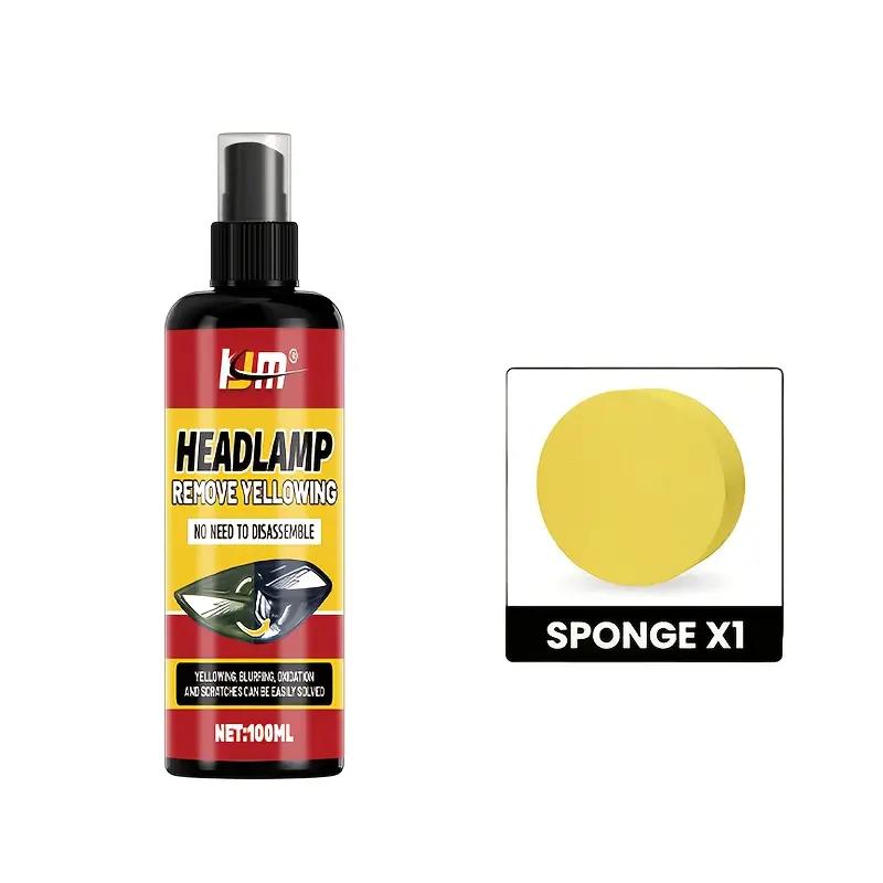 

Headlight repair kit-No-rinse oxidizer remover for all vehicle headlights | Restores clarity,gloss, and visibility | Easy-to-use
