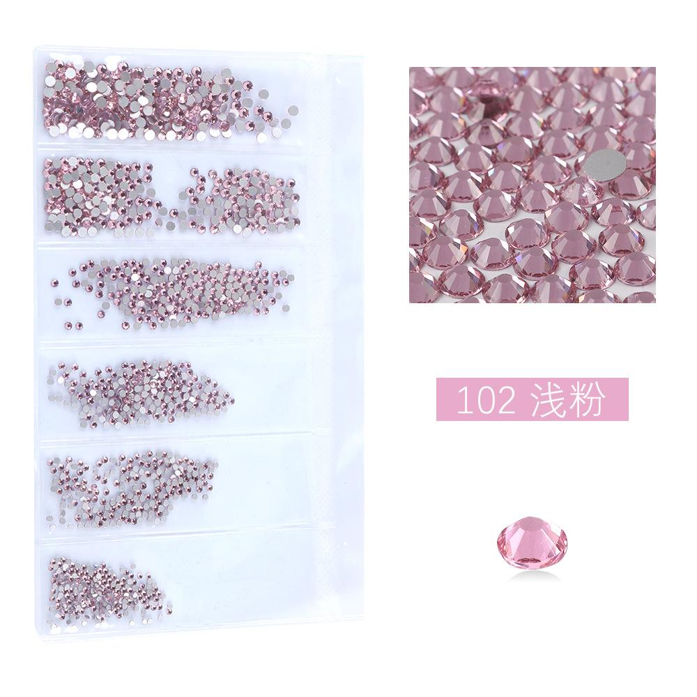 Flat Bottom Rhinestone Nail Drill Diy Nail Mobile Phone Case Sticker Drill, Jewelry Accessories, Bag Size Mixed Nail Drill