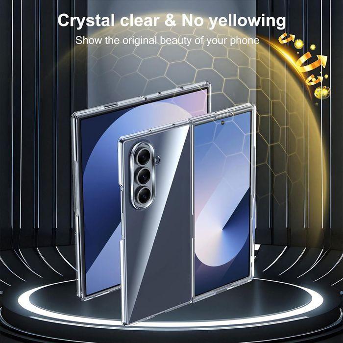 Case for Samsung Galaxy Z Fold 8 Ultra, Transparent Hard Shockproof Scratch-Resistant Protection
