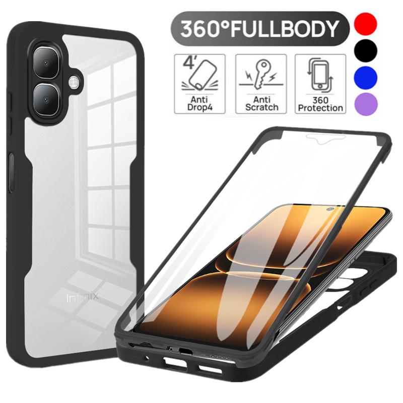 Full Body Protection Shockproof Case for Infinix Smart 20 4G Protective Cover Screen Protector Fundas Coque