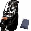 Child Seat Rain Cover for Bicycles with Storage Bag Entry and - One-touch Exit!