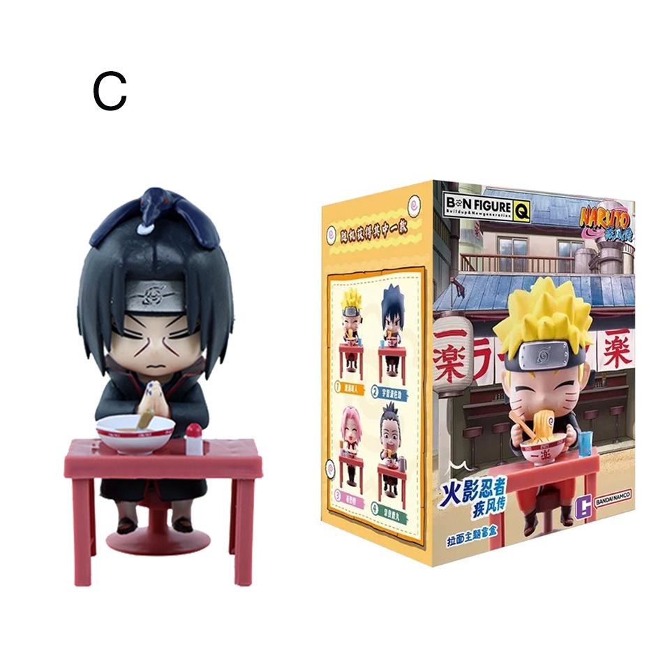 Naruto Shippuden Ramen Theme Series  Chibi Small Pvc Anime Figurine Naruto Sasuke Uchiha Merch  Toys Present For Kids