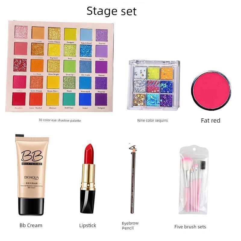39-Color Makeup Palette for Stage Makeup and Performances, Multi-Purpose Eyeshadow Set, Complete Beauty Kit Recommended by Makeup Artists