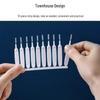 Multi-Functional Anti-Clog Shower and Faucet Cleaning Brush
