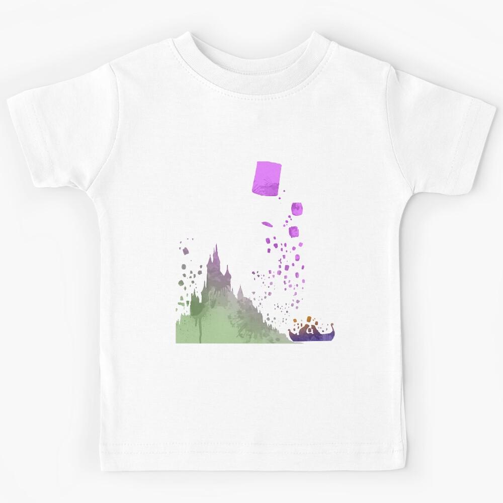 Castle Lanterns Inspired Silhouette Kids T-Shirt 130