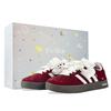 VL COURT 2.0 Roter Schmetterlingstanz, Dämpfung in der Sohle, Abriebfeste Low-Top Bundeswehr-Sneaker Damen Weiß Rot JS3003( Team877-)