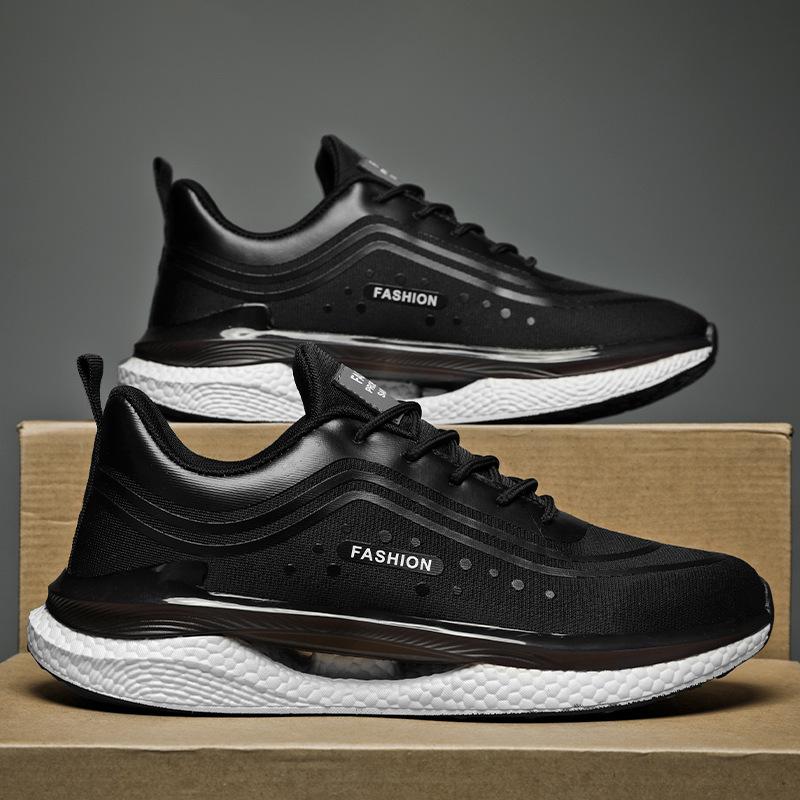 

Men s shoes summer breathable mesh shoes 2025 new trend versatile sports and leisure shoes heightening dad shoes men s 39