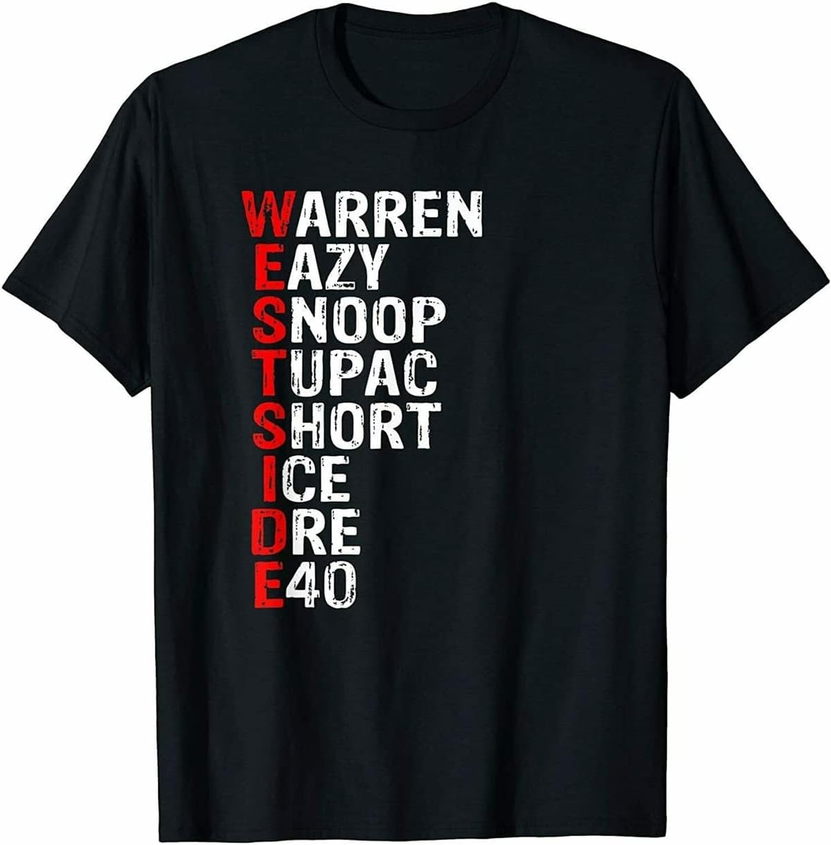 Limited Westside Hip Hop Rap Music Legends T-Shirt XL чёрный