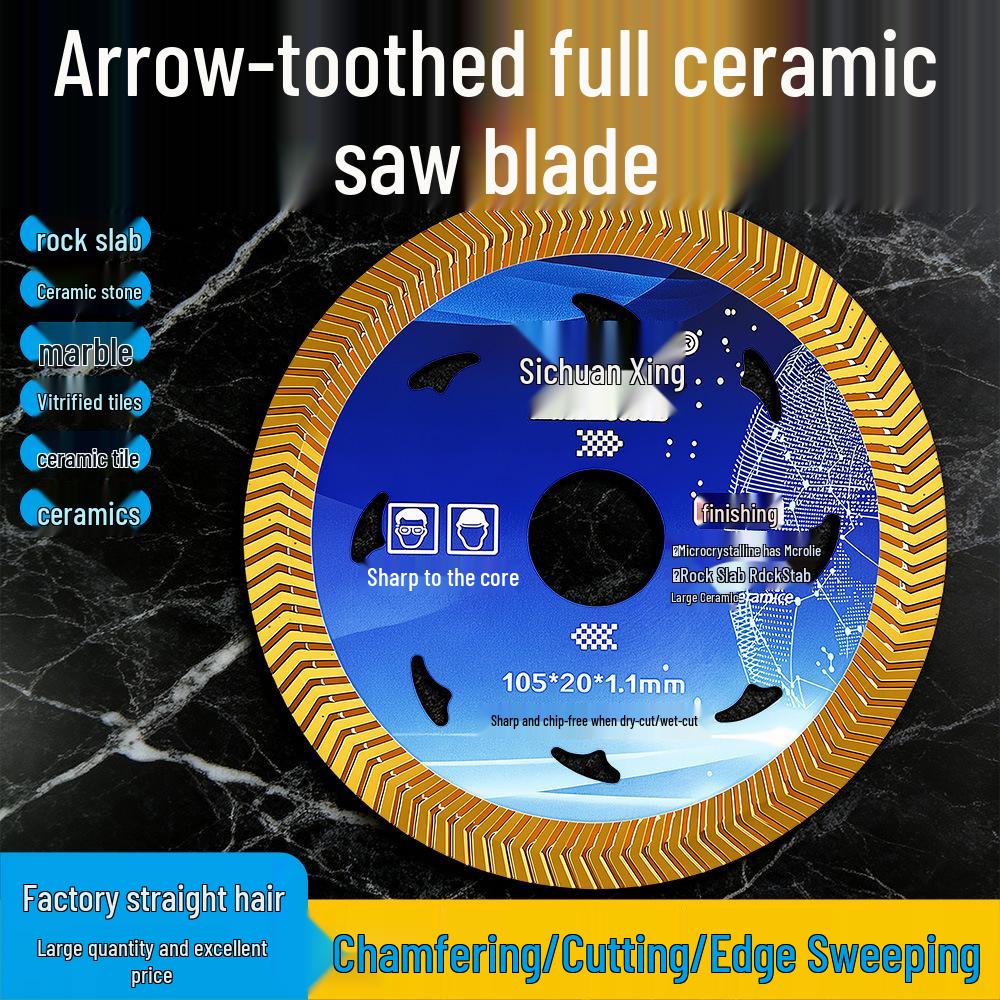 Ultra-Thin Diamond Saw Blade for Dry Cutting: Rock Slab, Porcelain, Marble, and Stone Tiles