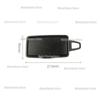 Sun Shade Visor Makeup Cosmetic Mirror Cover For Mercedes Benz W166 GL Class ML Class GLE 166 810
