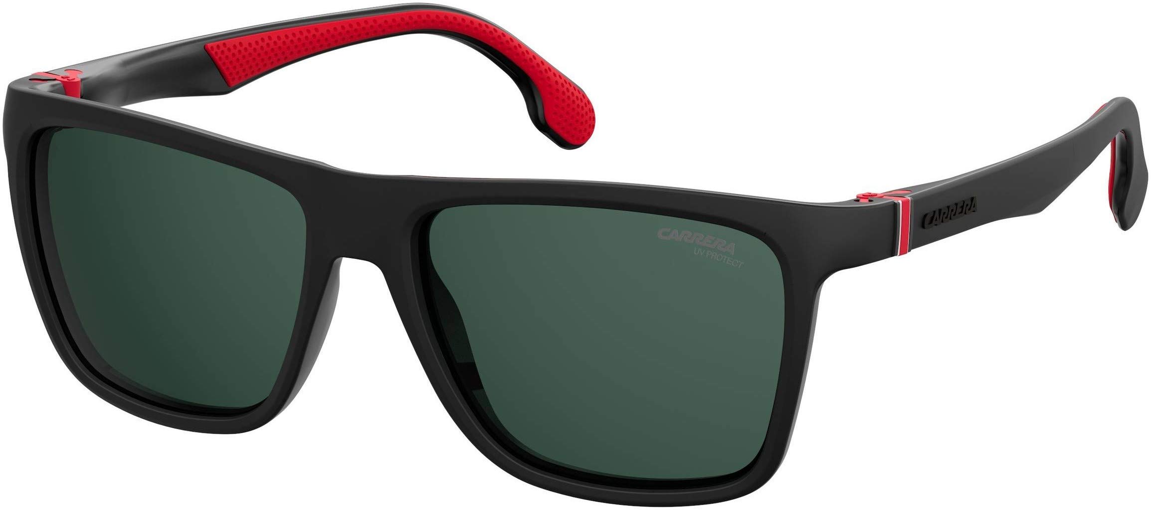 

Carrera CA5047/S 0807/QT 56M Black/Green Plastic Rectangular Sunglasses For Men For Women + Free Designer iWear Care Kit