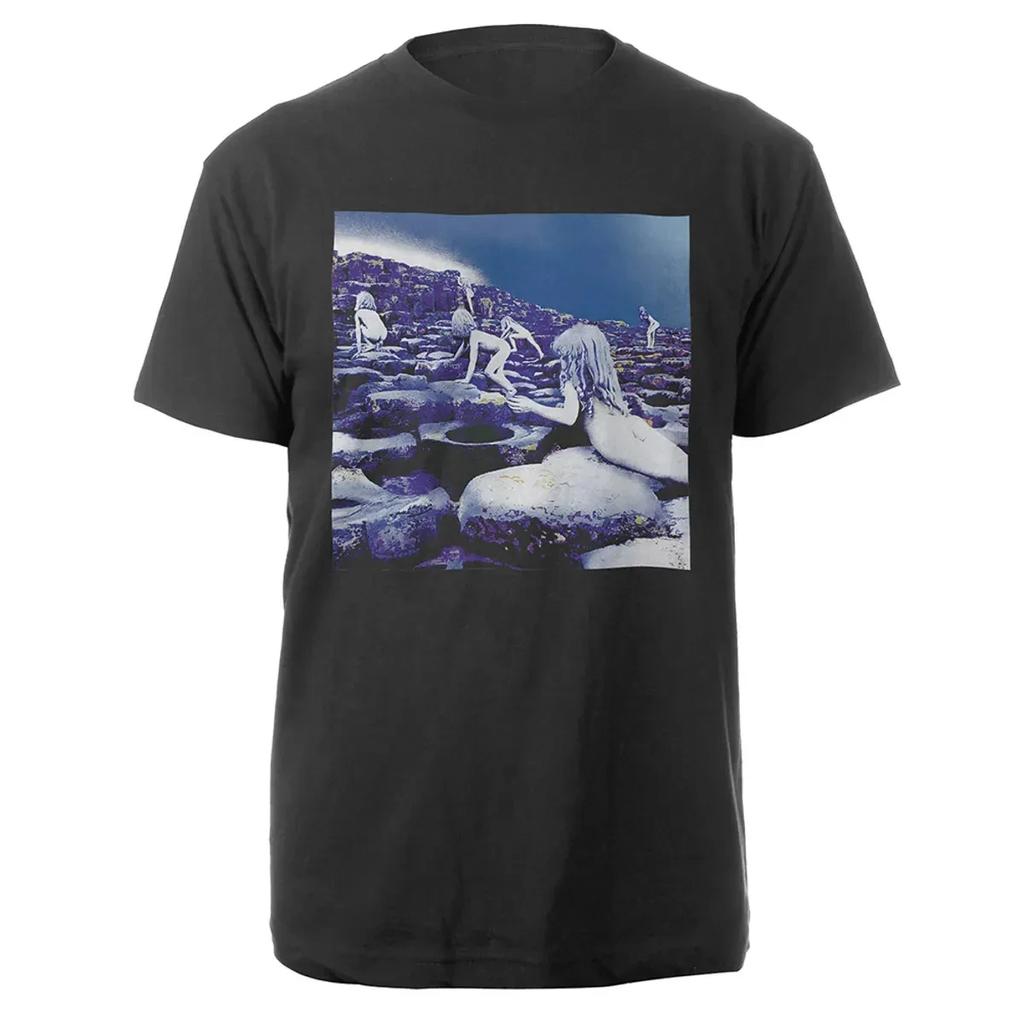 Rock Band Led Zeppelin Men's Cotton Album Graphics Tshirt New Summer Spring Women Oversized Hiphop Y2k Fashion Tshirt