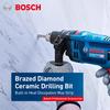Bosch Professional Series Brazed Diamond Tile Dry Drill Bit with Cooling Wax Ceramic drill bits