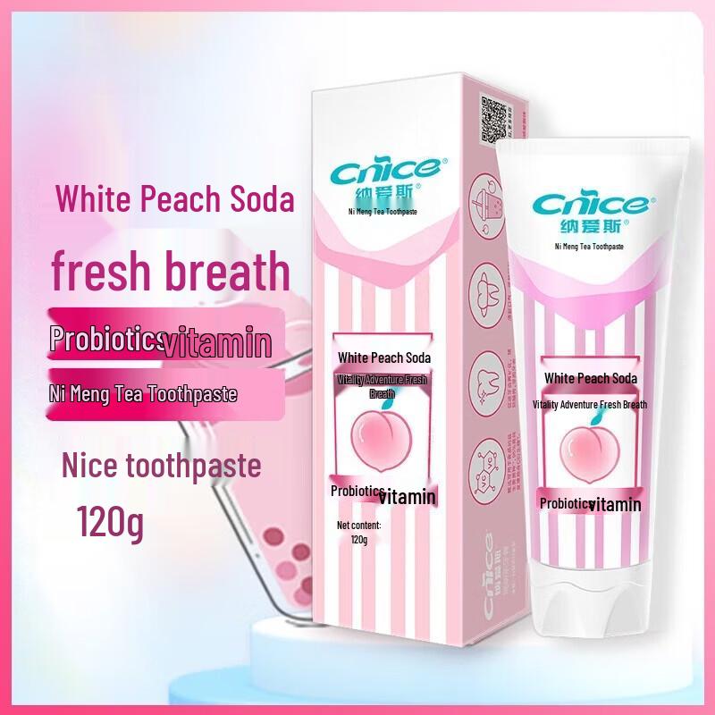 Nice True Care White Peach Soda Toothpaste