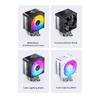 JONSBO CR1400 EVO CPU Cooler 4 HeatPipes ARGB PWM Processador Air Radiator Silent Fan For LGA1700 1200 1151 1150 AM4 AM5