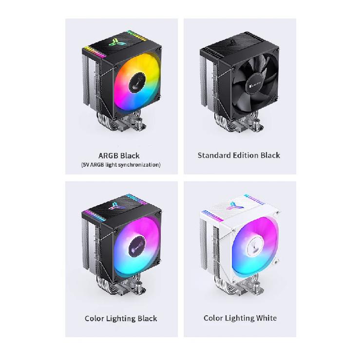 JONSBO CR1400 EVO CPU Cooler 4 HeatPipes ARGB PWM Processador Air Radiator Silent Fan For LGA1700 1200 1151 1150 AM4 AM5