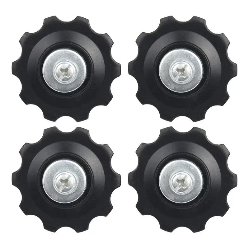 4Pcs 10T Bearing MTB Bicycle Rear Guide Wheel Road Bike -Jockey Rear Derailleur Pulley Roller For Bicycle Derailleur Repair Kit