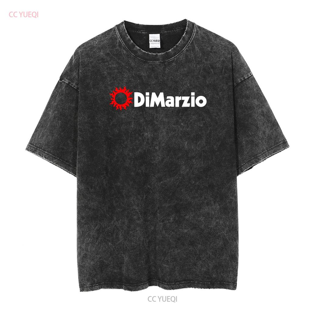 New T Shirt DiMarzio Guitars Company Logo Black Grey White Navy S 3XL vintage Washed homme Versatile Slightly Casual Breathable