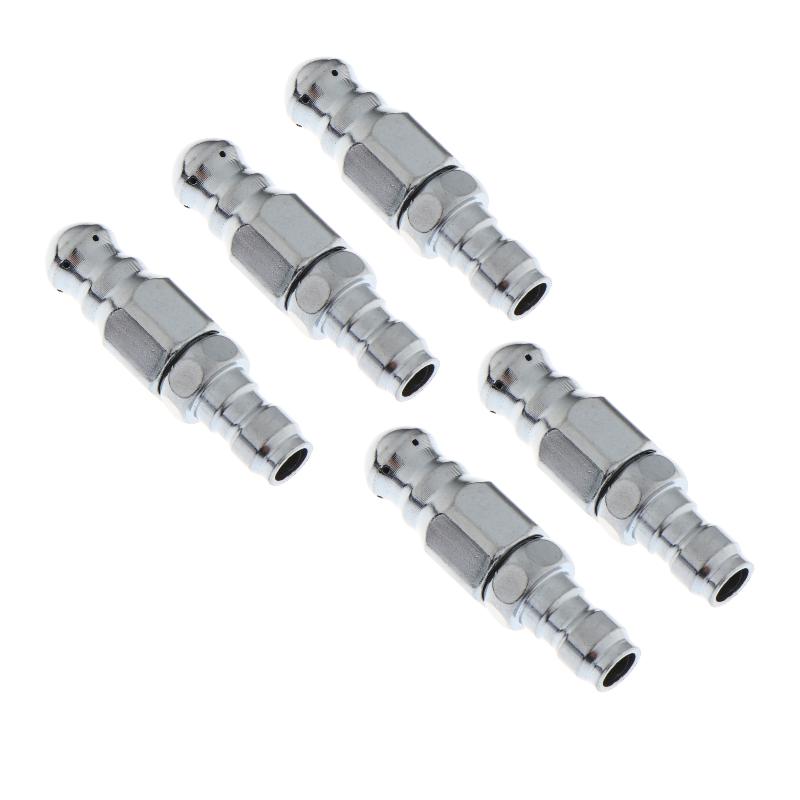 1/3/5 st 1/4" Rostfritt Stål Högtryckstvätt Snabbkoppling Avloppsslang Munstycke Verktyg Vattenstråle Högtrycksspruta Munstycke