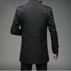 Spring and Autumn Windbreaker Jacket Men's Mid-length Men's Middle-aged Business Casual Suit One-piece