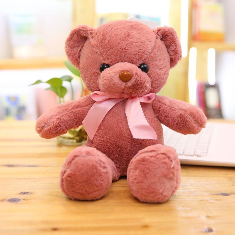 Soft And Skin-friendly 11.8-21.6 In Colored Teddy Bear Plush Perfect Gift For Kids And Home Decor