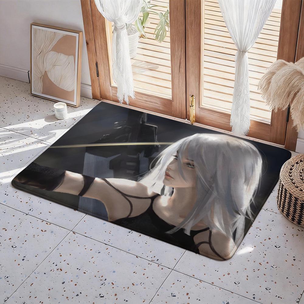 Anime G Ghost Blade Floor Mat Eco  Flannel Doormat Non Slip Odorless Indoor Floor Rug Soft Short Plush Home Mat