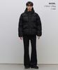 Musinsa Standard Raglan Hooded Down Short Padded Jacket [Black]