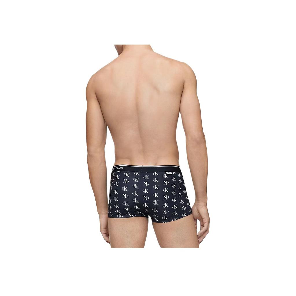 Calvin Klein Logo Print Low Rise Boxer Briefs Men Underwear Black NB2225-997