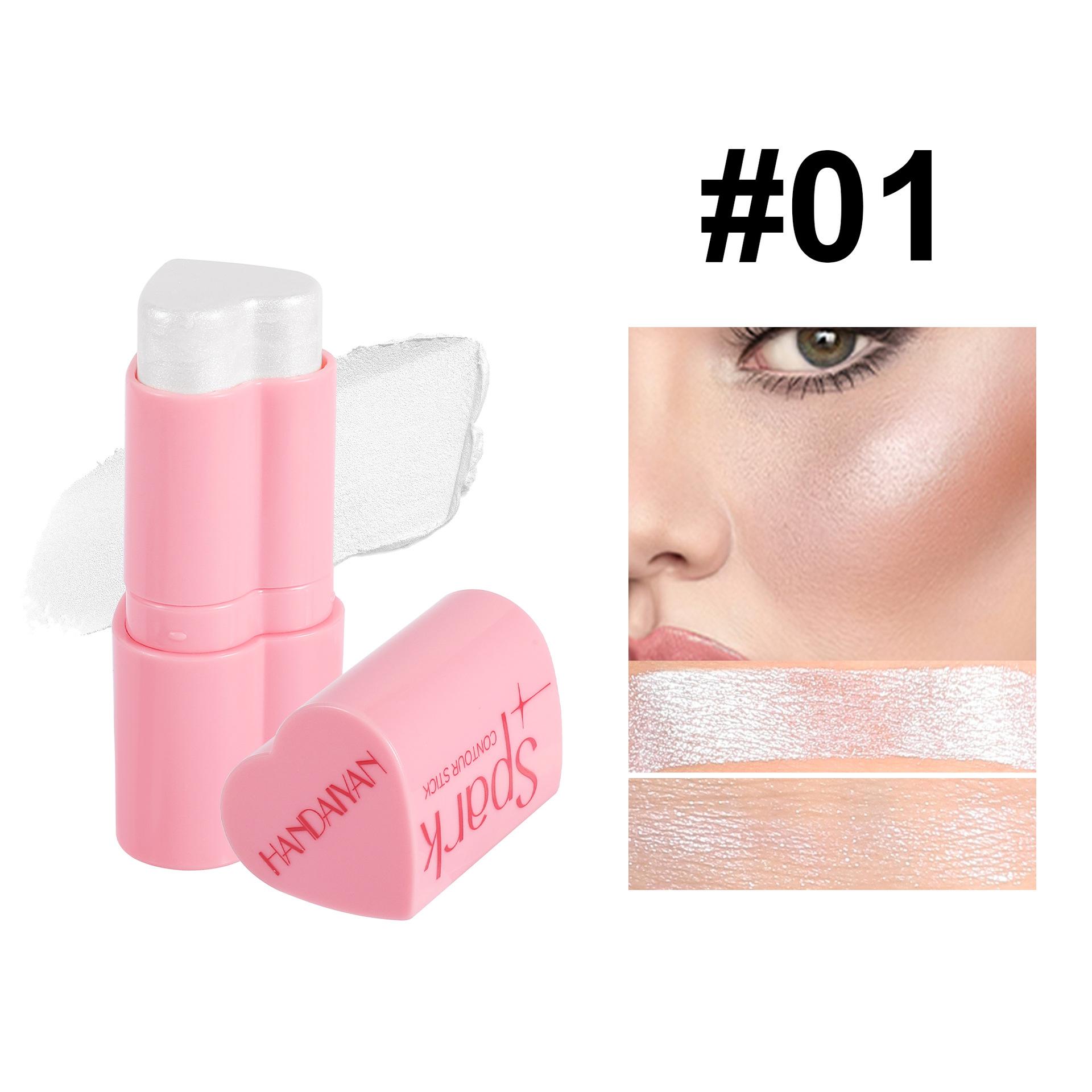 Blush Stick Love Blush Cream High Gloss Repair Stick Face Brightening Beads Fine Flash Blush 01 #
