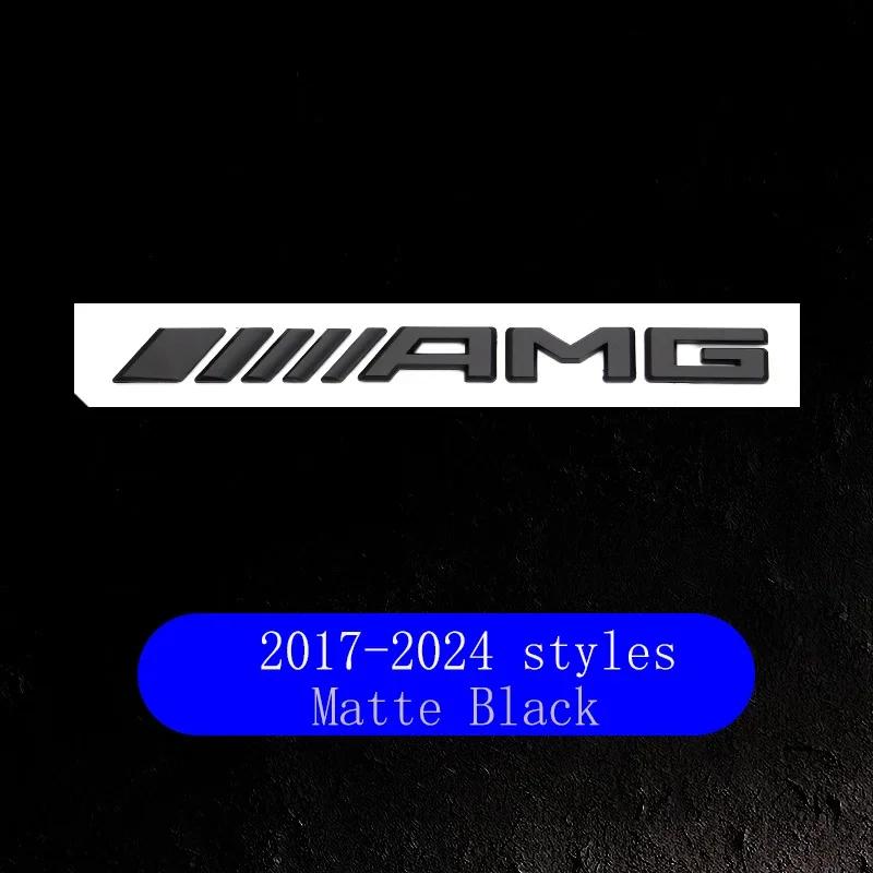 Car Sticker AMG Logo Car Tail Trunk Auto Emblem Sticker Accessories For Mercedes Benz Brabus Smart Maybach W204 GLC CLA W205 W20