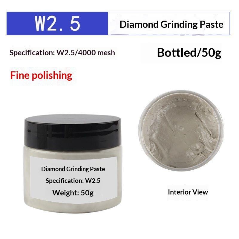 50G Diamond Paste Compound Mirror Polishing Lapping Syringes Glass Jade Jewelry Metal Buffing Abrasive Tools