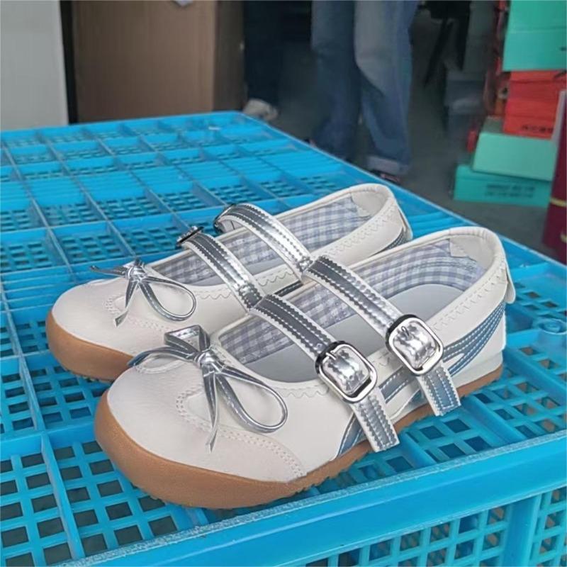 

Мода 2025 Новые летние балетки на плоской подошве Женские повседневные универсальные балетки-пуфы с платьем Туфли Мэри Джейн 40 бежевый