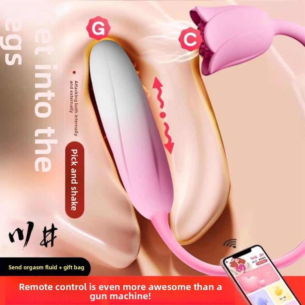 Doppelseitiger Vibrations-Ei-Massager für Masturbation - Sexspielzeug für Erwachsene