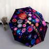 1pc Floral Mandala Design Umbrella with Plastic Handle,Suitable for All Seasons Home Travel Outdoor UmbrellaM1298