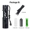 Scuba Diving Flashlight IPX7 Waterproof Grade Professional 200M Underwater Torch Lamp Dive Lantern LED Submarine Safety Light