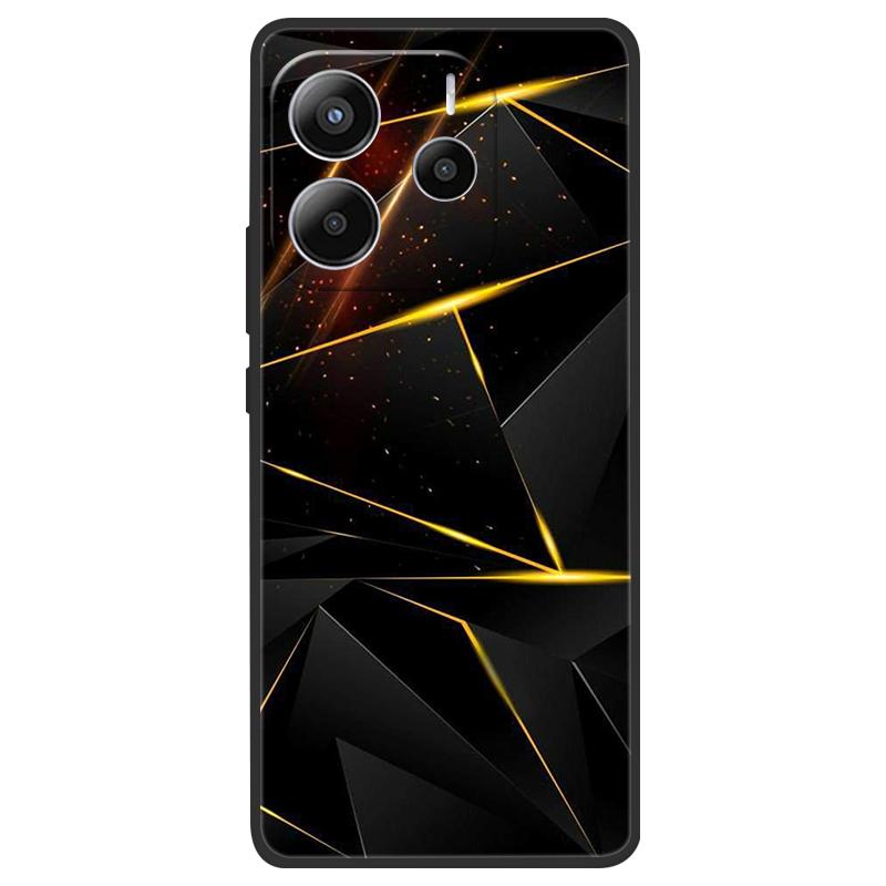 For Redmi Note 14 4G (Europe) Phone Case Marble Painting Pattern Soft Silicone Anti Drop Cover For Xiaomi Redmi Note14 4G Shell