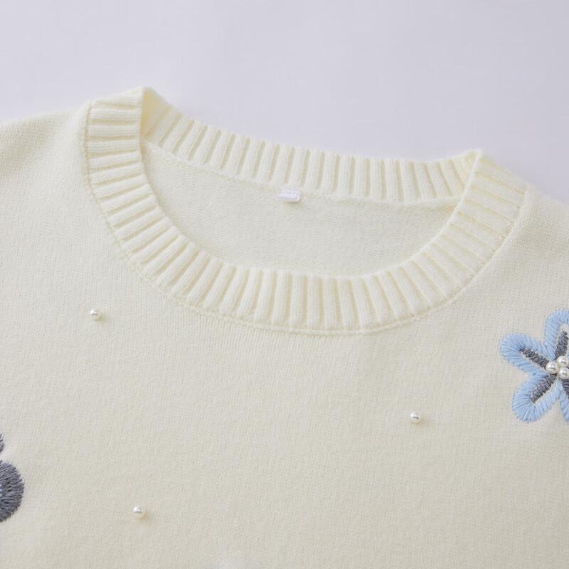 IEF French Style Jacquard Knitted Top