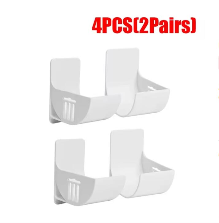 Wall Mounted Organizer No Hole Storage Tray Kitchen Shelf Cling Film Trash Bag Organizer Cabinet Refrigerator Side Storage Shelf