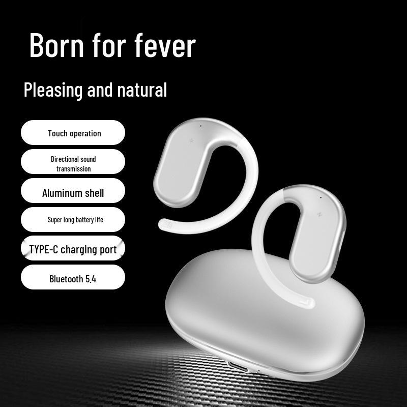 OWS18 Bluetooth Headset: In-ear, Aluminum Alloy, Wireless with Long Battery Life