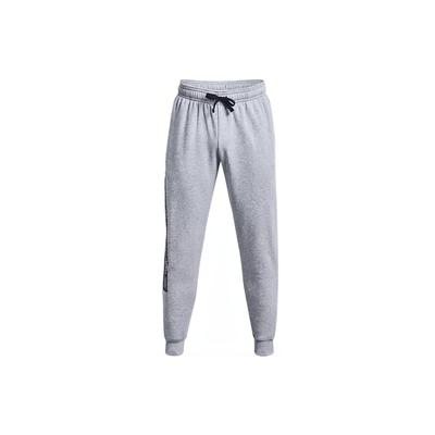 Calças de Moletom de Treino de Cintura Média com Cordão e Punho, Calças Compridas Esportivas Retrô, Calças de Malha Masculinas, Cinza 1370351-011