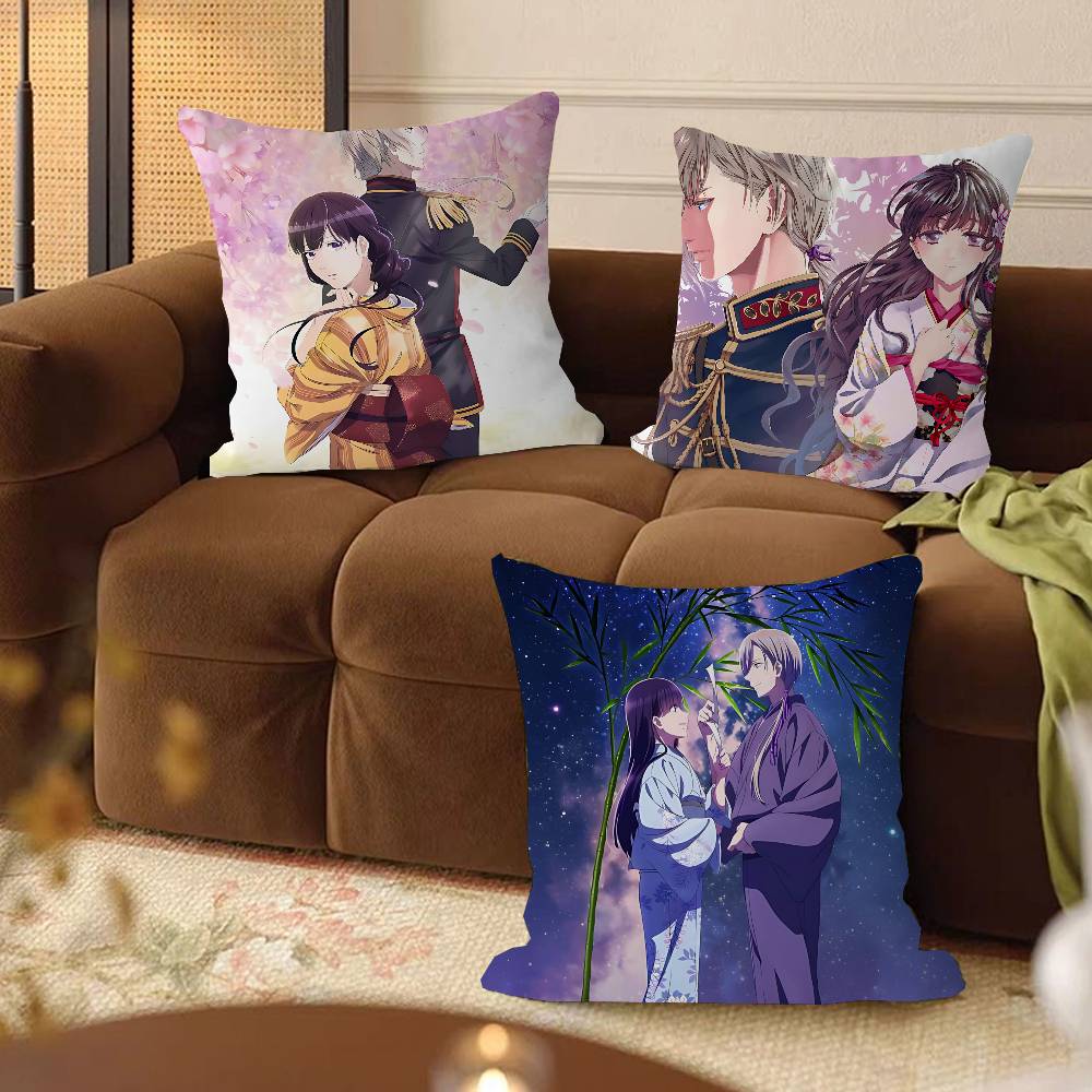 Anime-M-My Happy Marriage Pillow Anime Pillow Sofa Bed Head Pillow Cover Cushion Cover 45x45 Cm Fashion