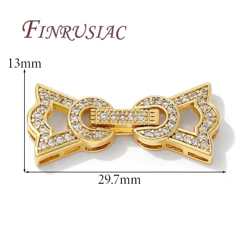 3 Styles 18K Gold Plated Multi-row Pearl Clasps For Necklaces Making,Bracelets Clasp Connectors For Jewelry DIY Accessories