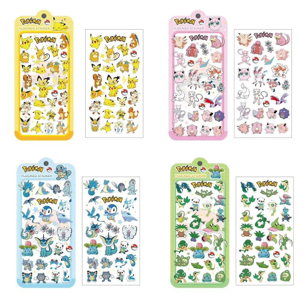New 3D Cartoon Doraemon Pikachu Stickers Black Pacifier Diy Kids Gift