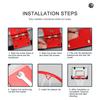 Ring Basketball Hoop Wall-mounted Indoor Training Home Kids Basketball Toy Mini Basketball Hoop Set For Kids Outdoor Games