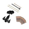 Floor Repair Kit Wood Under Carpet Squeak No More Woodworking Project Supplies with 5 Tools 50 Screws