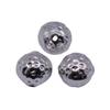 Floral Edge Spacer Beads Ornate Metal Small Hole Charms For Bohemian Beading Supplies