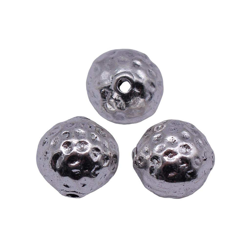 Floral Edge Spacer Beads Ornate Metal Small Hole Charms For Bohemian Beading Supplies