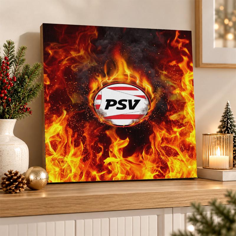 PSV Eindhoven FC Diamond Painting Kit 5D Full Drill DIY Diamond Mosaic Wall Art Home Decor